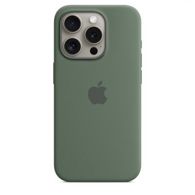 Чехол Silicone Case c MagSafe iPhone 15 Pro Max, "Cypress"