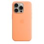 Чехол Silicone Case с MagSafe iPhone 15 Pro, силикон, "Orange Sorbet"