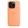 Чехол Silicone Case с MagSafe iPhone 15 Pro, силикон, "Orange Sorbet"
