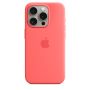 Чехол Silicone Case с MagSafe iPhone 15 Pro, силикон, "Guava"