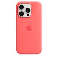 Чехол Silicone Case с MagSafe iPhone 15 Pro, силикон, "Guava"