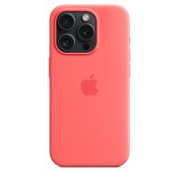 Чехол Silicone Case с MagSafe iPhone 15 Pro, силикон, "Guava"