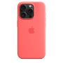 Чехол Silicone Case с MagSafe iPhone 15 Pro, силикон, "Guava"