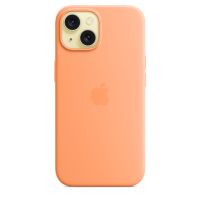 Чехол Silicone Case с MagSafe iPhone 15, силикон, "Orange Sorbet"