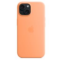 Чехол Silicone Case с MagSafe iPhone 15, силикон, "Orange Sorbet"