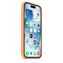 Чехол Silicone Case с MagSafe iPhone 15, силикон, "Orange Sorbet"