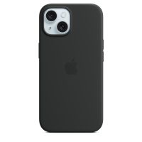 Чехол Silicone Case с MagSafe iPhone 15, силикон, "Black"