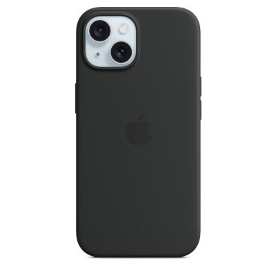 Чехол Silicone Case с MagSafe iPhone 15, силикон, "Black"