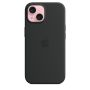 Чехол Silicone Case с MagSafe iPhone 15, силикон, "Black"
