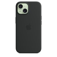 Чехол Silicone Case с MagSafe iPhone 15, силикон, "Black"