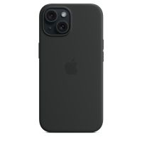 Чехол Silicone Case с MagSafe iPhone 15, силикон, "Black"