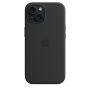 Чехол Silicone Case с MagSafe iPhone 15, силикон, "Black"