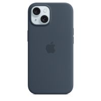 Чехол Silicone Case с MagSafe iPhone 15, силикон, "Storm Blue"