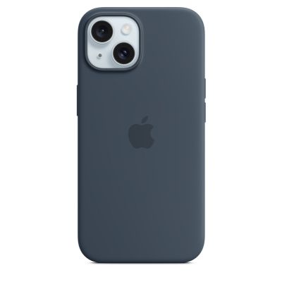 Чехол Silicone Case с MagSafe iPhone 15, силикон, "Storm Blue"