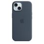Чехол Silicone Case с MagSafe iPhone 15, силикон, "Storm Blue"