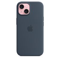 Чехол Silicone Case с MagSafe iPhone 15, силикон, "Storm Blue"
