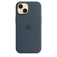 Чехол Silicone Case с MagSafe iPhone 15, силикон, "Storm Blue"