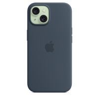 Чехол Silicone Case с MagSafe iPhone 15, силикон, "Storm Blue"