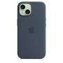 Чехол Silicone Case с MagSafe iPhone 15, силикон, "Storm Blue"