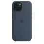 Чехол Silicone Case с MagSafe iPhone 15, силикон, "Storm Blue"