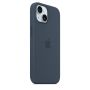 Чехол Silicone Case с MagSafe iPhone 15, силикон, "Storm Blue"
