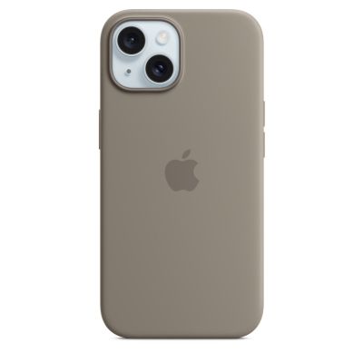 Чехол Silicone Case с MagSafe iPhone 15, силикон, "Clay"