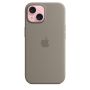 Чехол Silicone Case с MagSafe iPhone 15, силикон, "Clay"