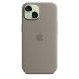 Чехол Silicone Case с MagSafe iPhone 15, силикон, "Clay"