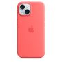 Чехол Silicone Case с MagSafe iPhone 15, силикон, "Guava"