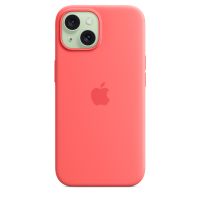 Чехол Silicone Case с MagSafe iPhone 15, силикон, "Guava"