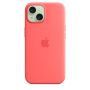 Чехол Silicone Case с MagSafe iPhone 15, силикон, "Guava"