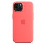 Чехол Silicone Case с MagSafe iPhone 15, силикон, "Guava"