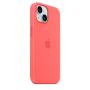Чехол Silicone Case с MagSafe iPhone 15, силикон, "Guava"