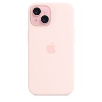 Чехол Silicone Case с MagSafe iPhone 15, силикон, "Light Pink"