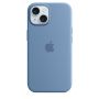 Чехол Silicone Case с MagSafe iPhone 15, силикон, "Winter Blue"