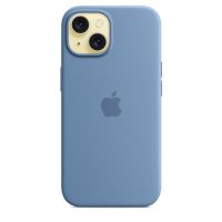 Чехол Silicone Case с MagSafe iPhone 15, силикон, "Winter Blue"