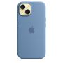 Чехол Silicone Case с MagSafe iPhone 15, силикон, "Winter Blue"
