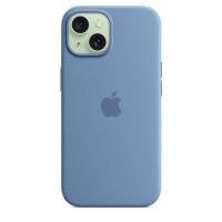 Чехол Silicone Case с MagSafe iPhone 15, силикон, "Winter Blue"