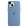 Чехол Silicone Case с MagSafe iPhone 15, силикон, "Winter Blue"