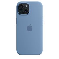 Чехол Silicone Case с MagSafe iPhone 15, силикон, "Winter Blue"