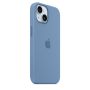 Чехол Silicone Case с MagSafe iPhone 15, силикон, "Winter Blue"