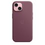 Накладка Apple FineWoven Case с MagSafe для iPhone 15, бордовый