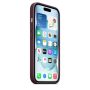 Накладка Apple FineWoven Case с MagSafe для iPhone 15, бордовый