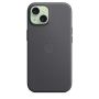 Накладка Apple FineWoven Case с MagSafe для iPhone 15, чёрный