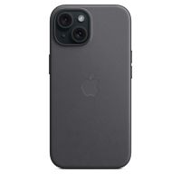 Накладка Apple FineWoven Case с MagSafe для iPhone 15, чёрный