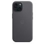 Накладка Apple FineWoven Case с MagSafe для iPhone 15, чёрный