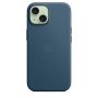 Накладка Apple FineWoven Case с MagSafe для iPhone 15, синий