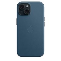 Накладка Apple FineWoven Case с MagSafe для iPhone 15, синий