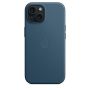 Накладка Apple FineWoven Case с MagSafe для iPhone 15, синий