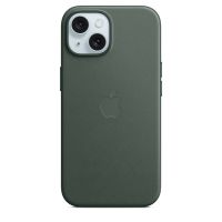 Накладка Apple FineWoven Case с MagSafe для iPhone 15, зелёный